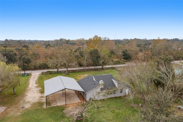 18806 Mckay Rd, Alvin, TX 77511 - aerial view with a forest view