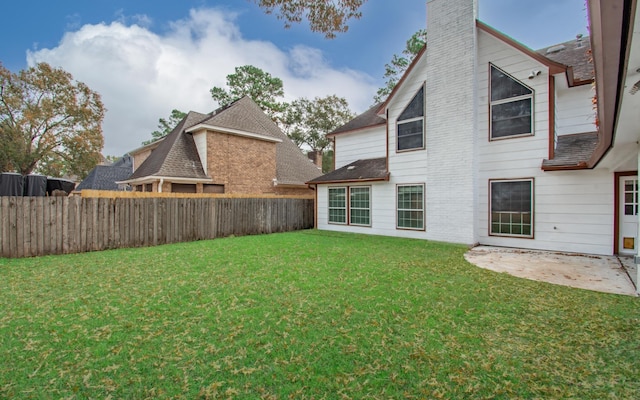 view of yard with a patio