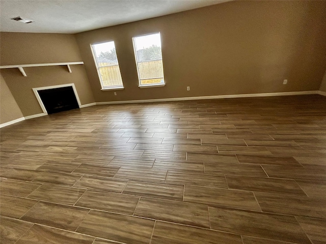 view of unfurnished living room