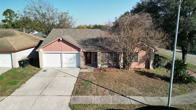 ranch-style house with a garage