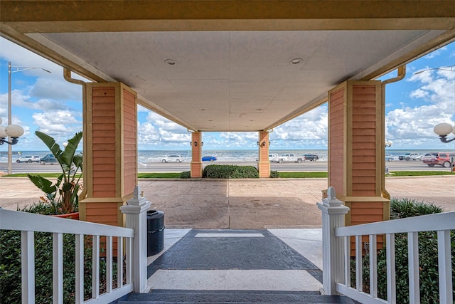 6300 Seawall Blvd Unit 3213, Galveston, TX 77551 - view of patio / terrace with covered porch
