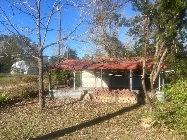 view of side of property