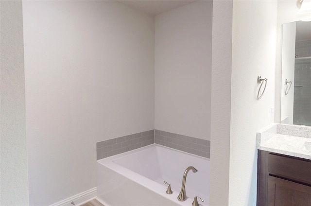 19818 Paros Island Dr, Hockley, TX 77447 - full bath with vanity and a bath