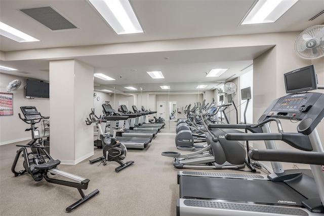 view of exercise room