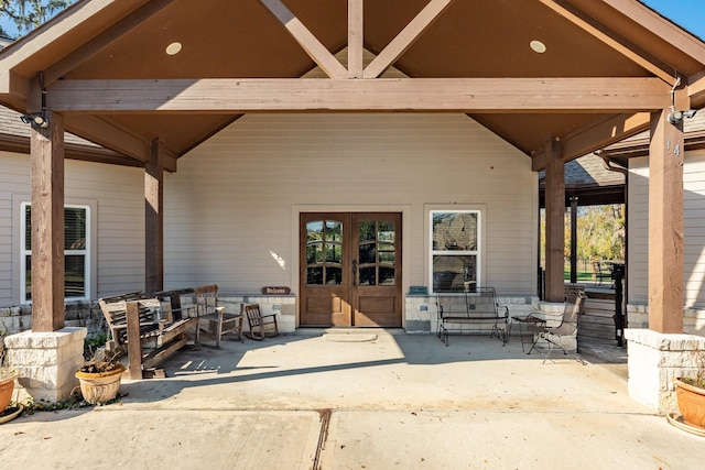 14 Augusta Ln, West Columbia, TX 77486 - view of patio / terrace featuring french doors