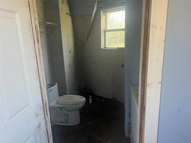 bathroom featuring toilet