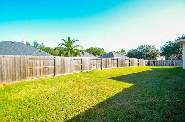 view of yard