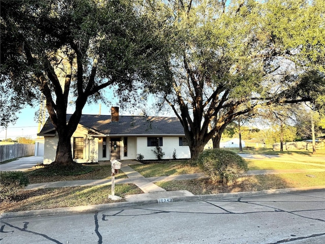 view of ranch-style home