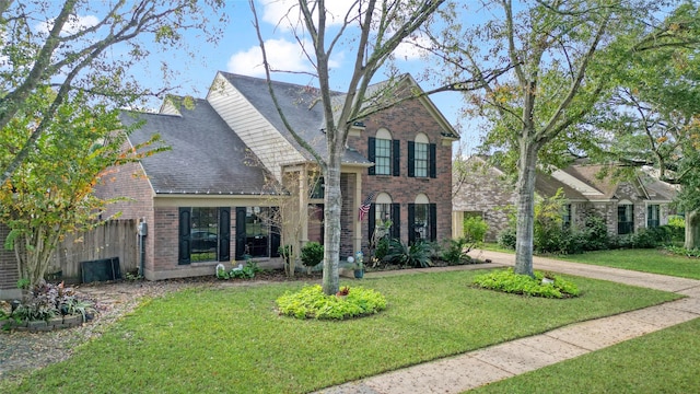 view of front of house featuring a front yard