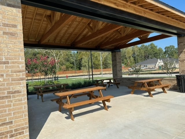 surrounding community featuring a gazebo and a patio