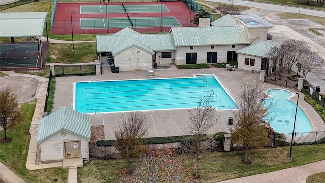 view of pool