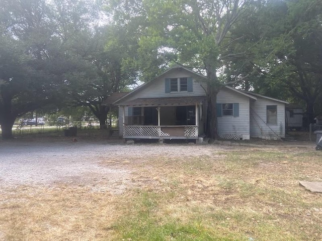 view of front of property