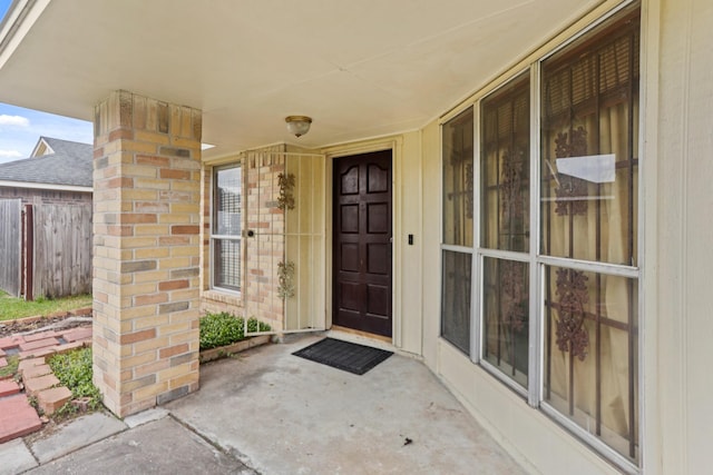 view of property entrance