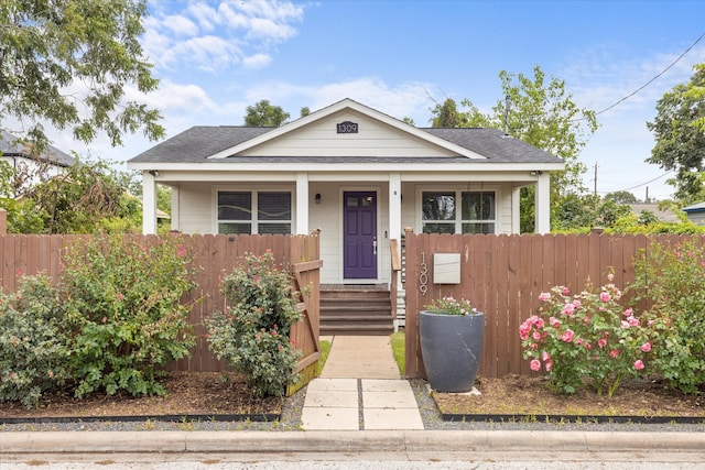 view of bungalow