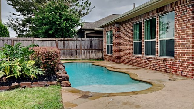 view of pool