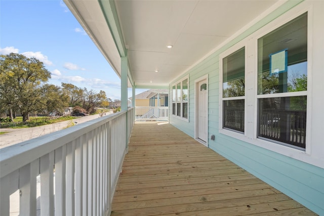 347 Bay Oaks St, La Porte, TX 77571 - view of wooden deck