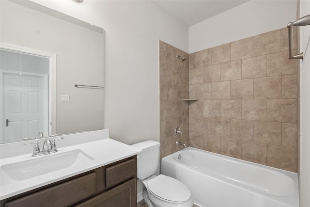 347 Bay Oaks St, La Porte, TX 77571 - bathroom with vanity and bathtub / shower combination