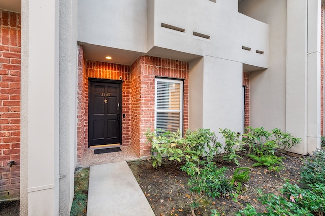 view of entrance to property