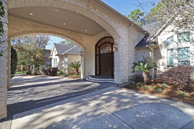 view of entrance to property