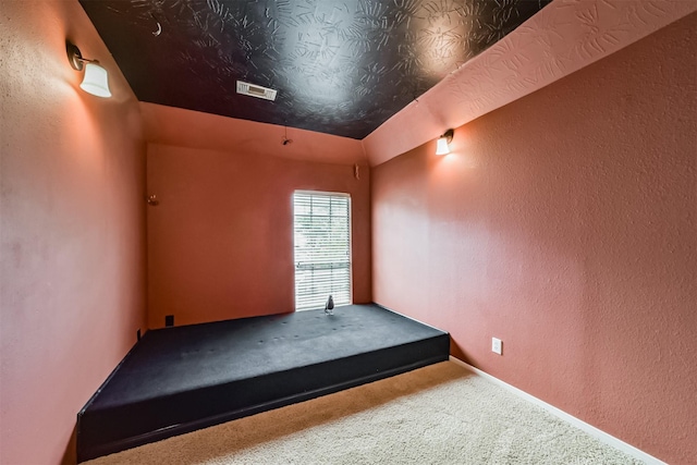 unfurnished bedroom featuring carpet flooring