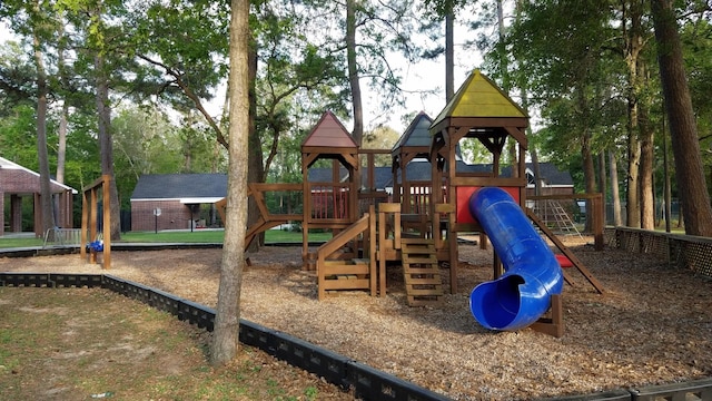 view of play area