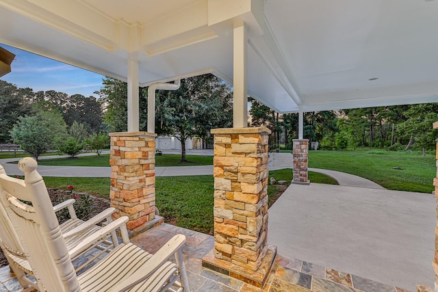 view of patio