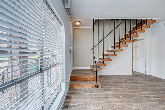 interior space featuring hardwood / wood-style flooring