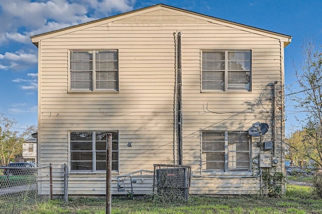 view of rear view of property