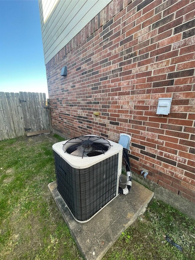 exterior details with cooling unit