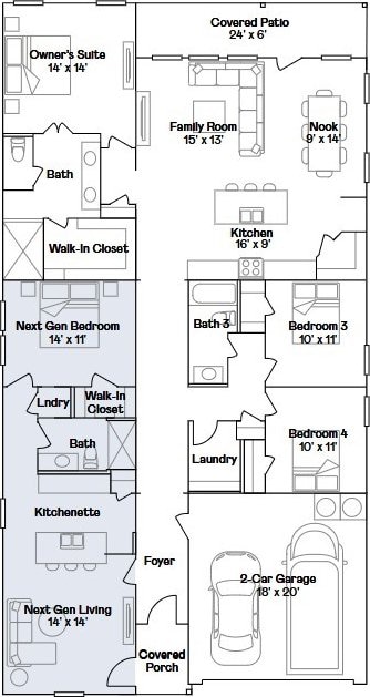 3020 Ruby Ridge Dr, Katy, TX 77493 - view of home floor plan