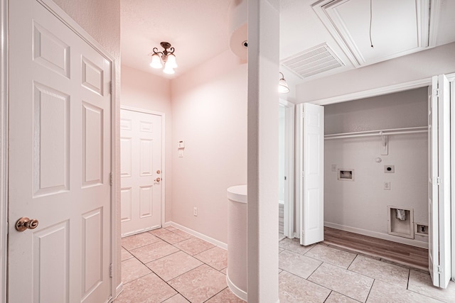 bathroom featuring tile patterned flooring