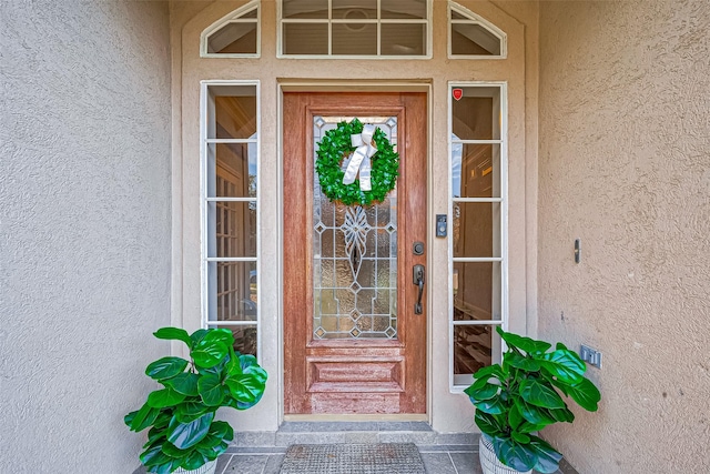 view of entrance to property