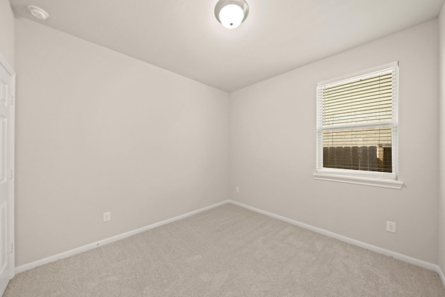 spare room with carpet floors