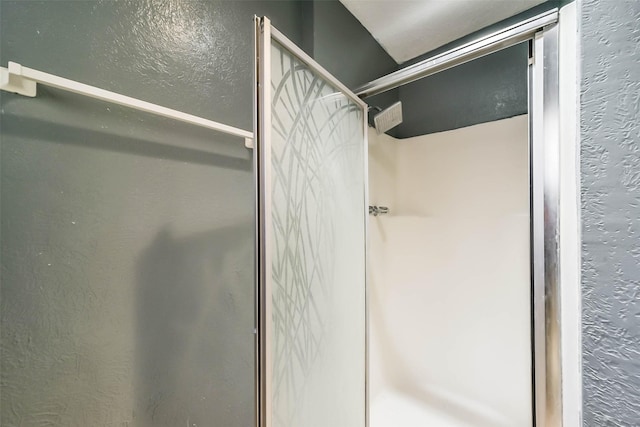 bathroom with an enclosed shower