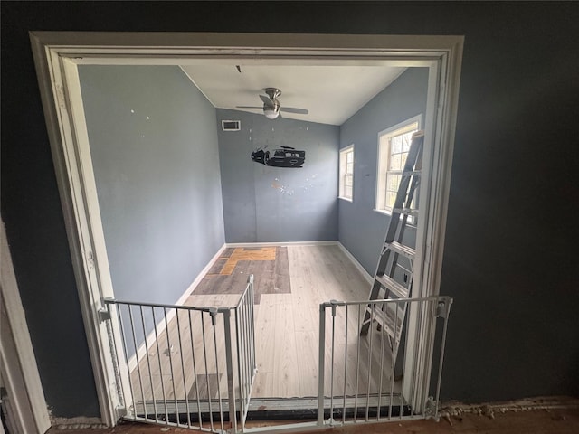 interior space featuring hardwood / wood-style flooring