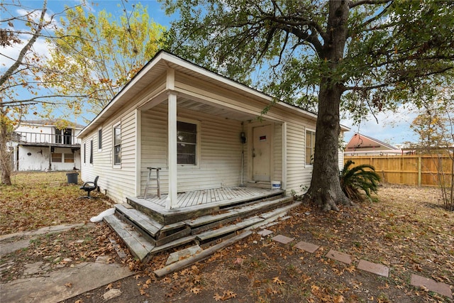 bungalow with covered porch