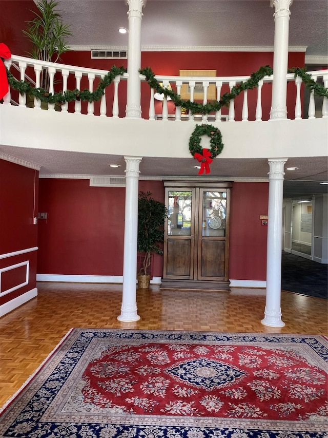 entrance to property with french doors