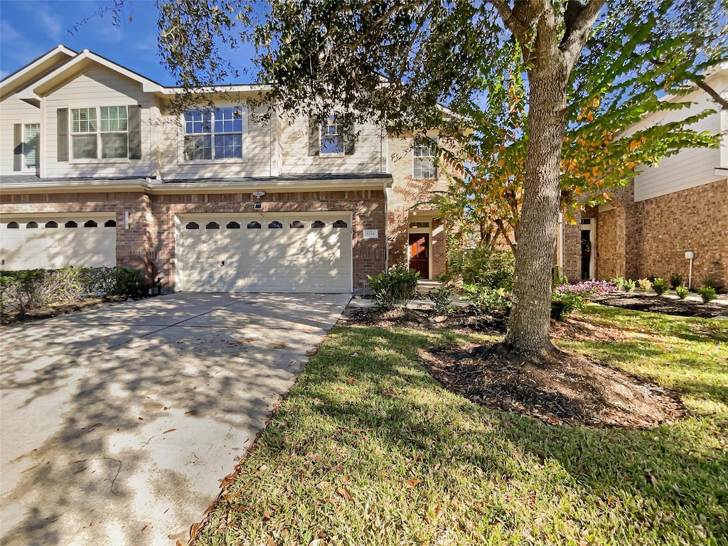 5310 Canyon Hollow Dr, Houston, TX 77084 - view of front of home with a garage