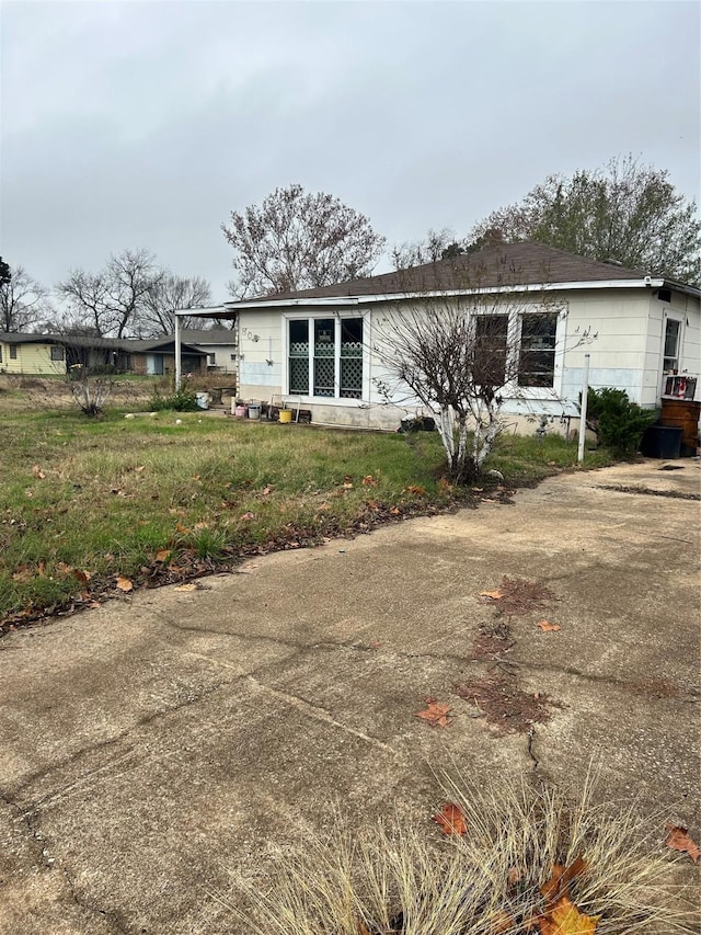 view of back of property