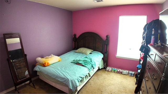 bedroom featuring carpet floors