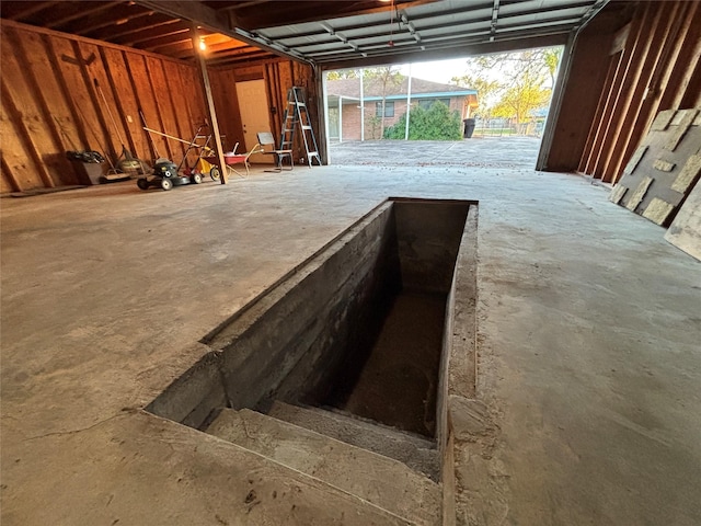 6402 Jim St, Houston, TX 77092 - view of storm shelter with a garage