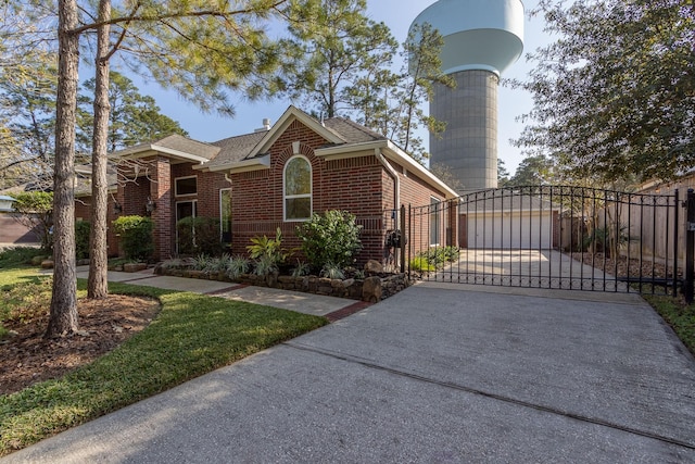 view of home's exterior featuring a garage