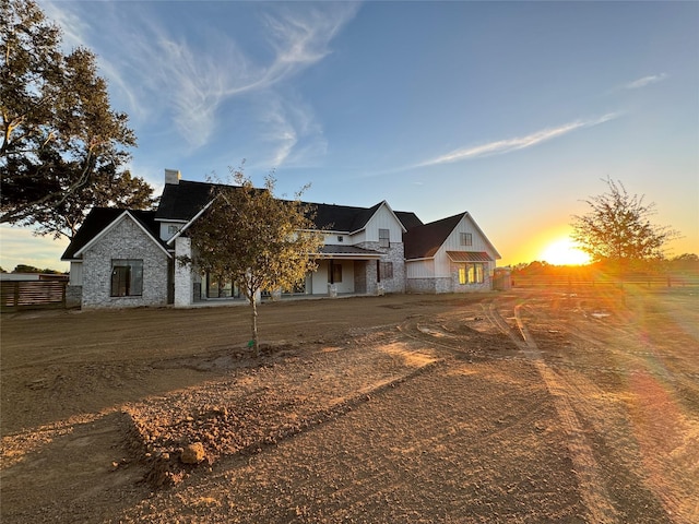 view of front of property