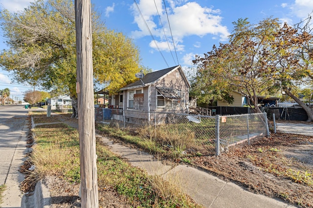 view of property exterior