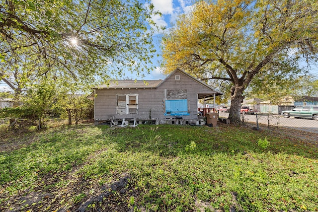 view of rear view of property