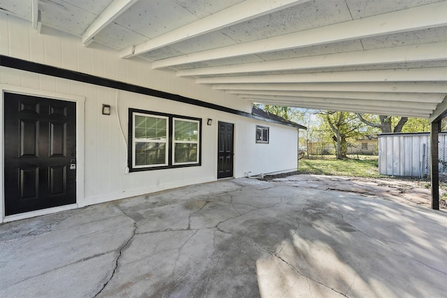 view of patio