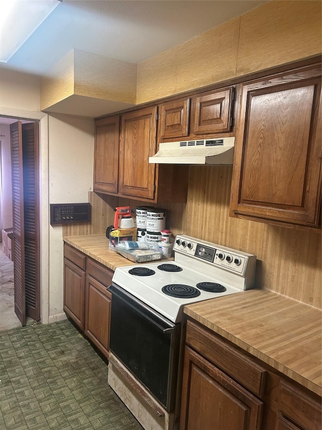 kitchen with electric stove