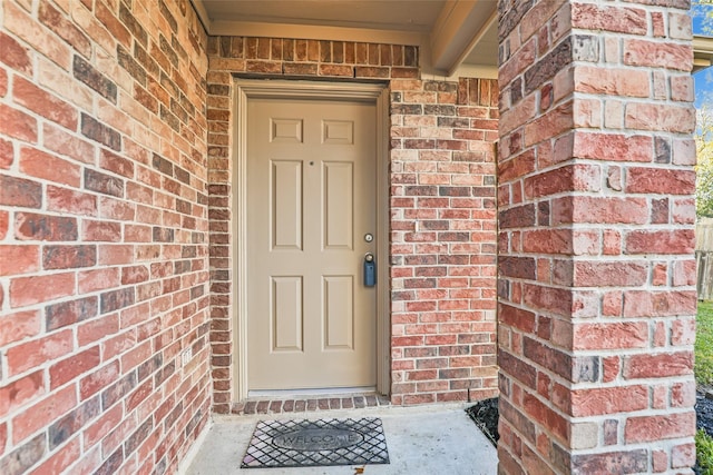 view of entrance to property