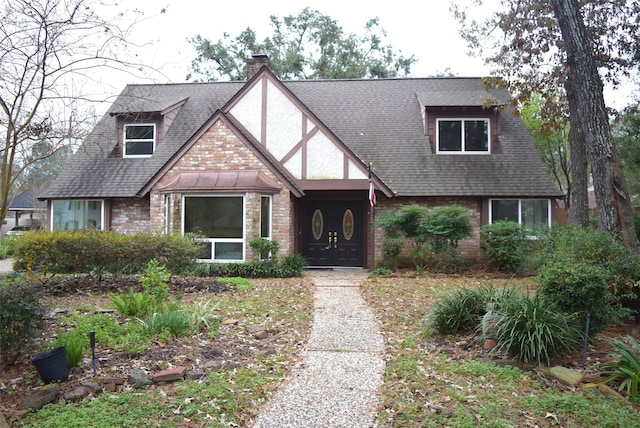 view of tudor home