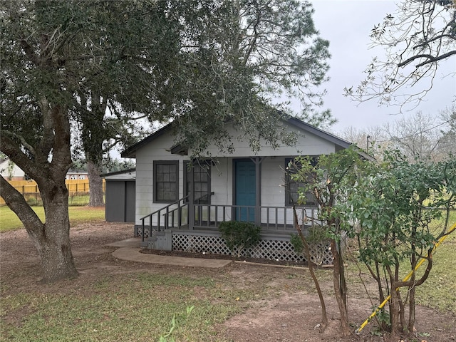 view of front of property